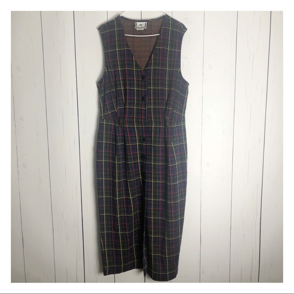 Plaid Long Dress